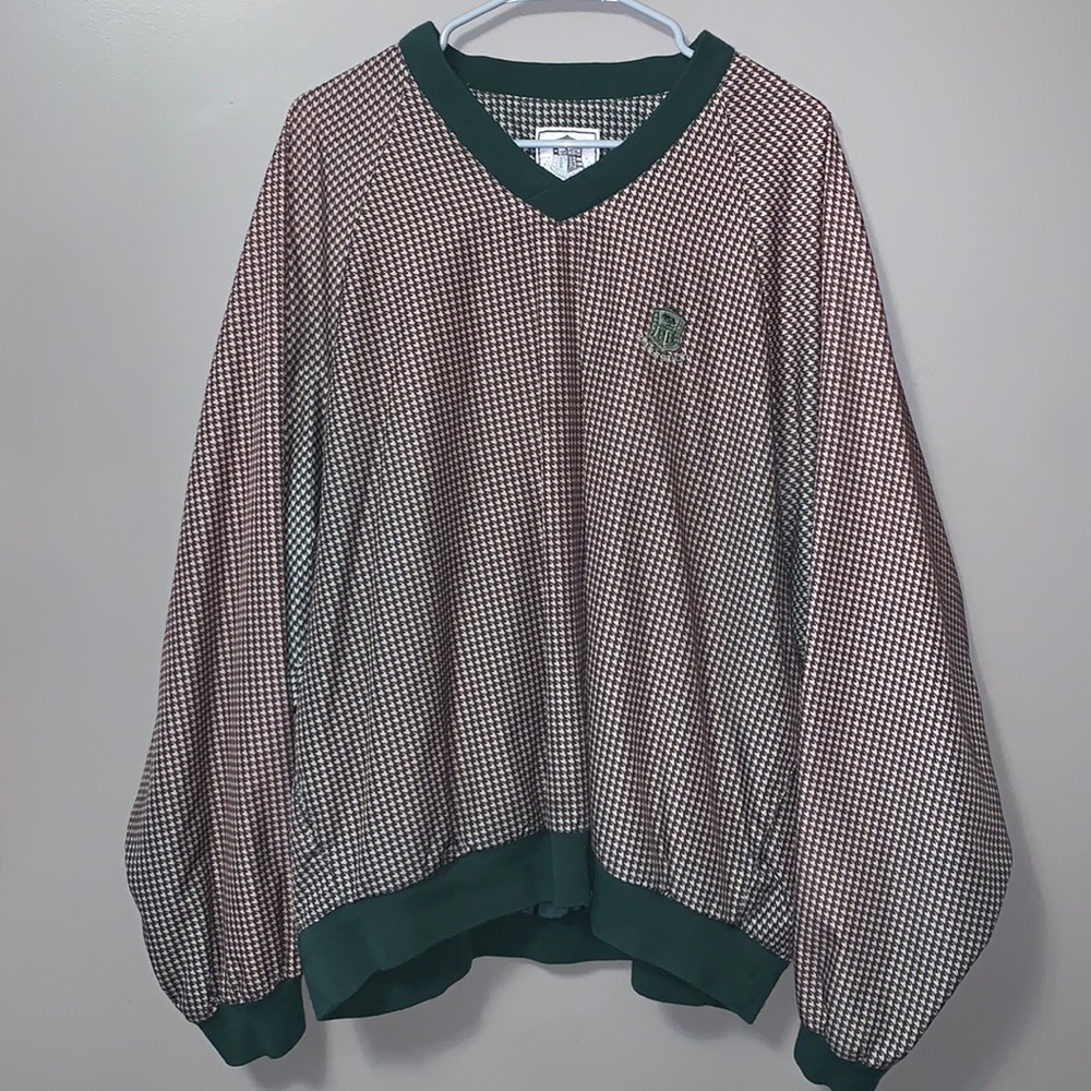 Pebble Beach Windbreaker Vneck Pullover Men’s XL